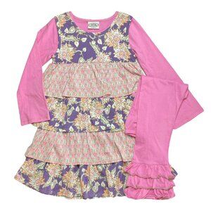 NWT Flit & Flitter Tunic & Pants Outfit 2 Piece Pink Purple 7